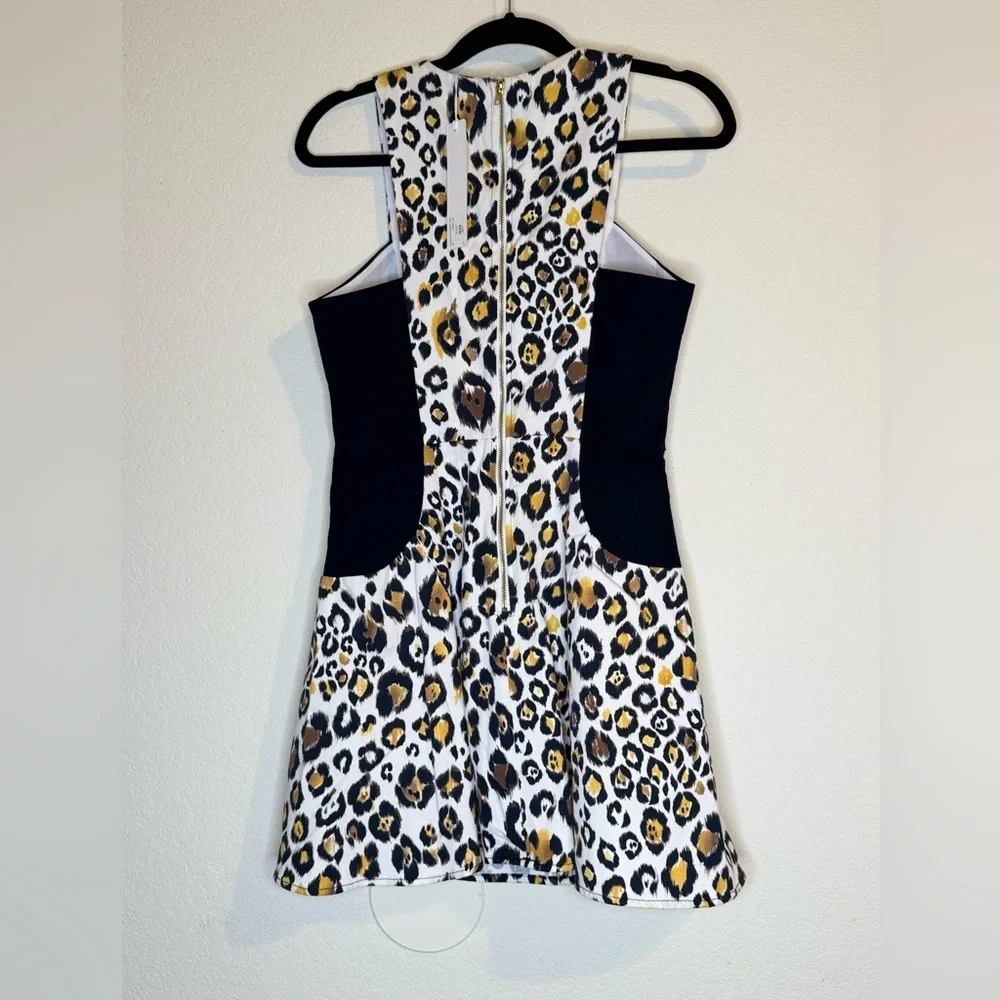 Line + Dot Animal Print Dress Women’s Medium NWT - Picture 4 of 10